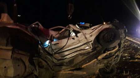 حوادث رانندگي در ساوه 9 مصدوم و يك كشته داشت