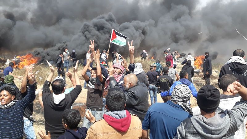 158 فلسطيني شهيد و 17500 نفر زخمي شدند