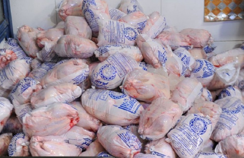 توزيع 12 تن مرغ منجمد در گاليكش آغاز شد