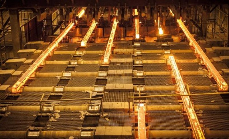 Rise in steel ingot production