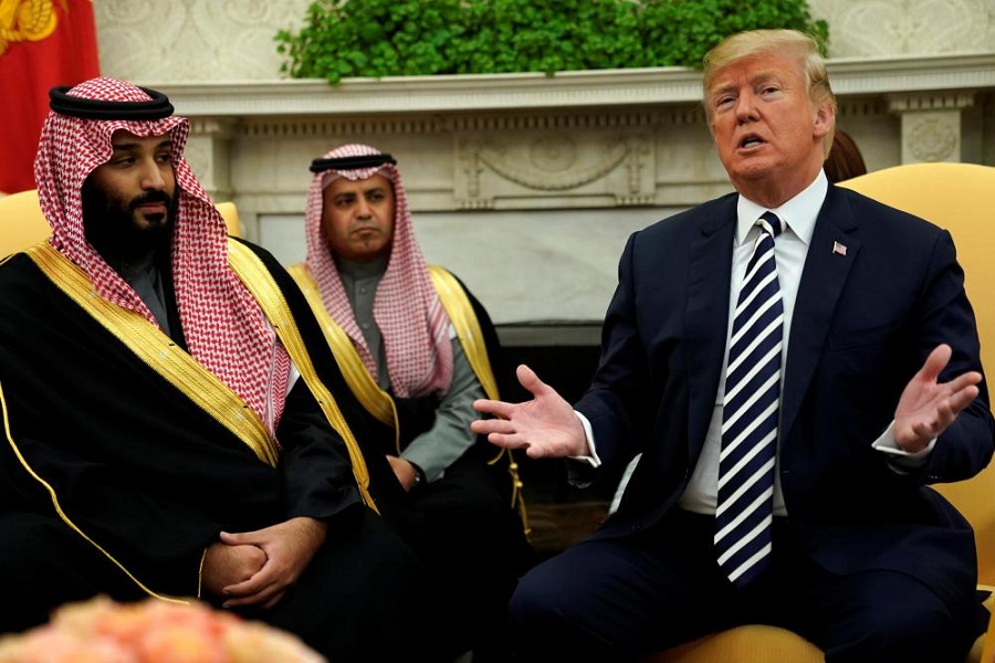 Trump counting on Arabs' ATM for partioning Syria Trump counting on Arabs' ATM for partioning Syria