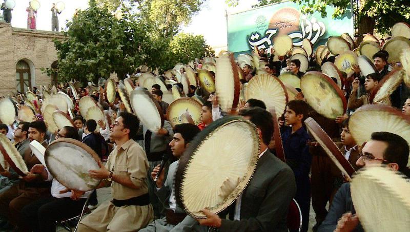 نواي عرفاني دف در سنندج طنين انداز شد