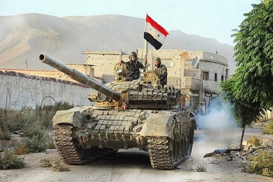 ارتش سوريه مواضع تروريست ها در لاذقيه را هدف قرار داد