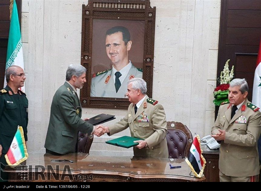 Иран и Сирия подписали документ о военном сотрудничестве Иран и Сирия подписали документ о военном сотрудничестве