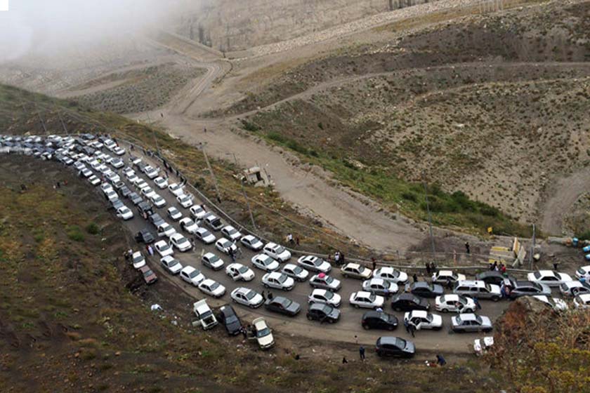 ترافيك مسير خروجي جاده هاي مازندران سنگين است