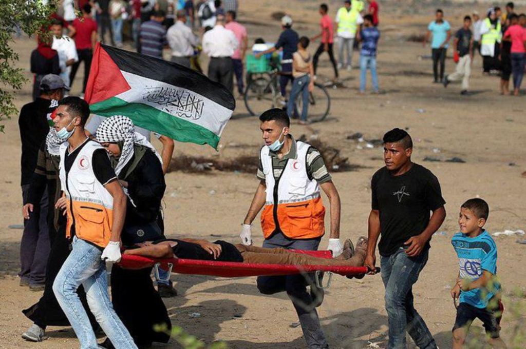 180 wounded in Gaza rallies on Friday 180 wounded in Gaza rallies on Friday