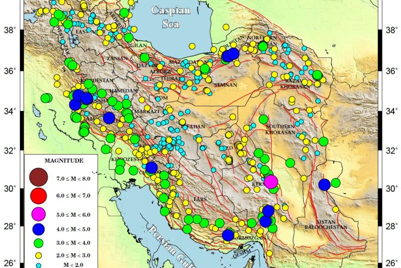 Some 1,320 quakes jolt Iran in July-August Some 1,320 quakes jolt Iran in July-August