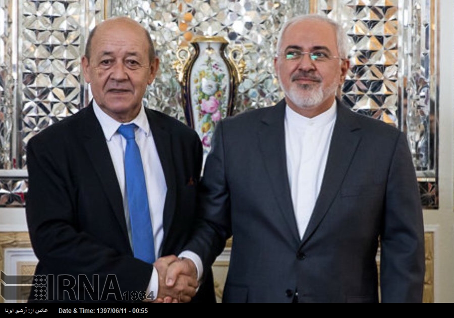 Zarif ve Fransa Dışişleri Bakanı görüştü Zarif ve Fransa Dışişleri Bakanı görüştü