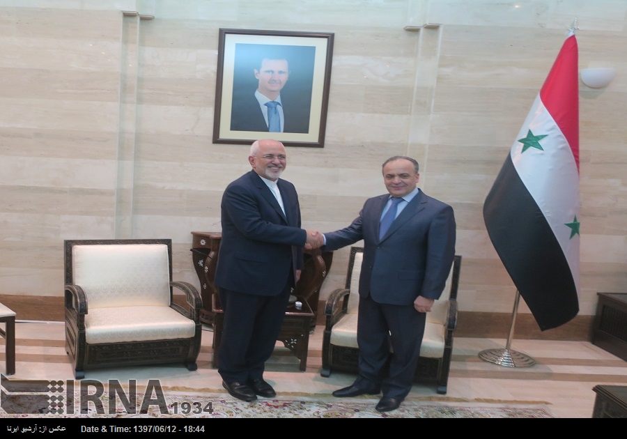 ایران، شام کیساتھ معاشی تعاون کیلئے تیار ہے: ظریف ایران، شام کیساتھ معاشی تعاون کیلئے تیار ہے: ظریف