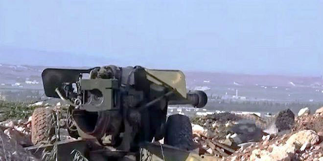 Army destroys terrorists’ bases in Hama northern countryside Army destroys terrorists’ bases in Hama northern countryside