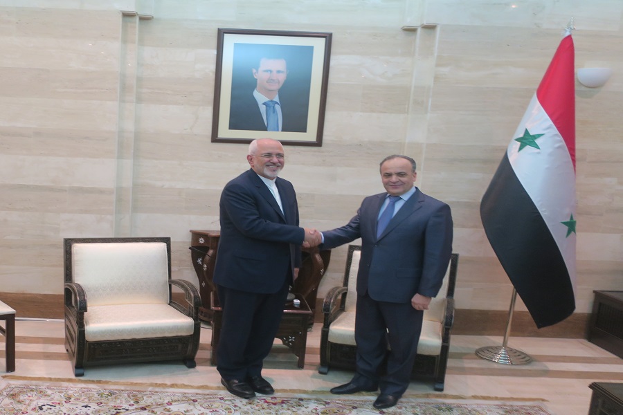 Zarif: l'Iran prêt pour la coopération économique avec la Syrie Zarif: l'Iran prêt pour la coopération économique avec la Syrie