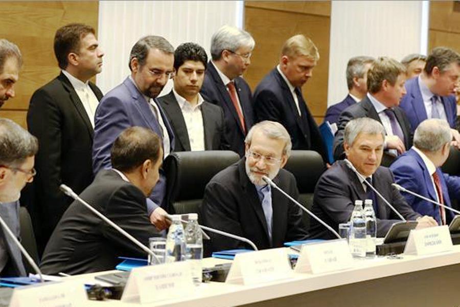 Larijani backs Iran-Russia railway cooperation Larijani backs Iran-Russia railway cooperation