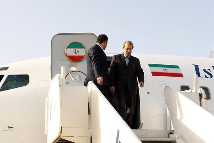Iran Parliament speaker arrives in Minsk Iran Parliament speaker arrives in Minsk