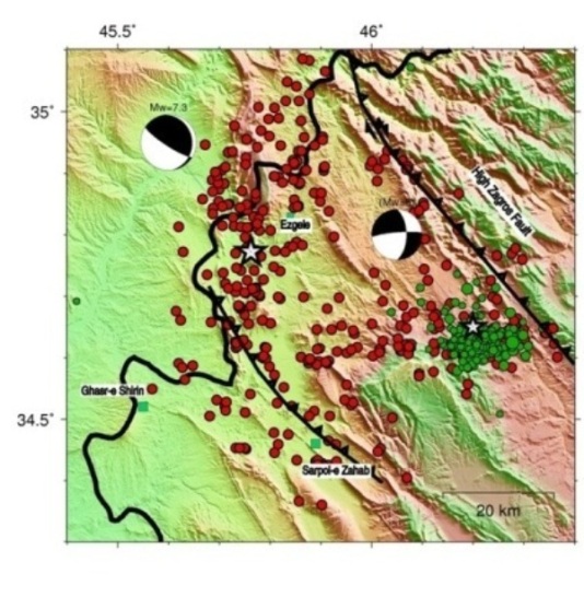 آيا زلزله هاي اخير منطقه زاگرس پس لرزه هستند