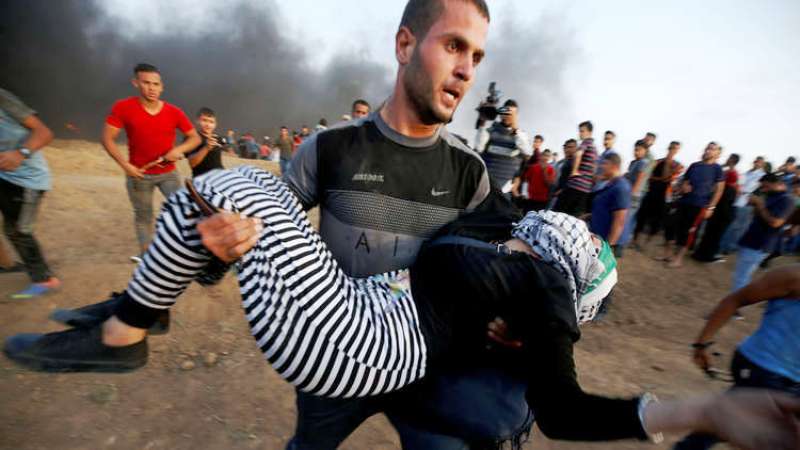 Zionists kill 1 Palestinian, injure 395 others Zionists kill 1 Palestinian, injure 395 others