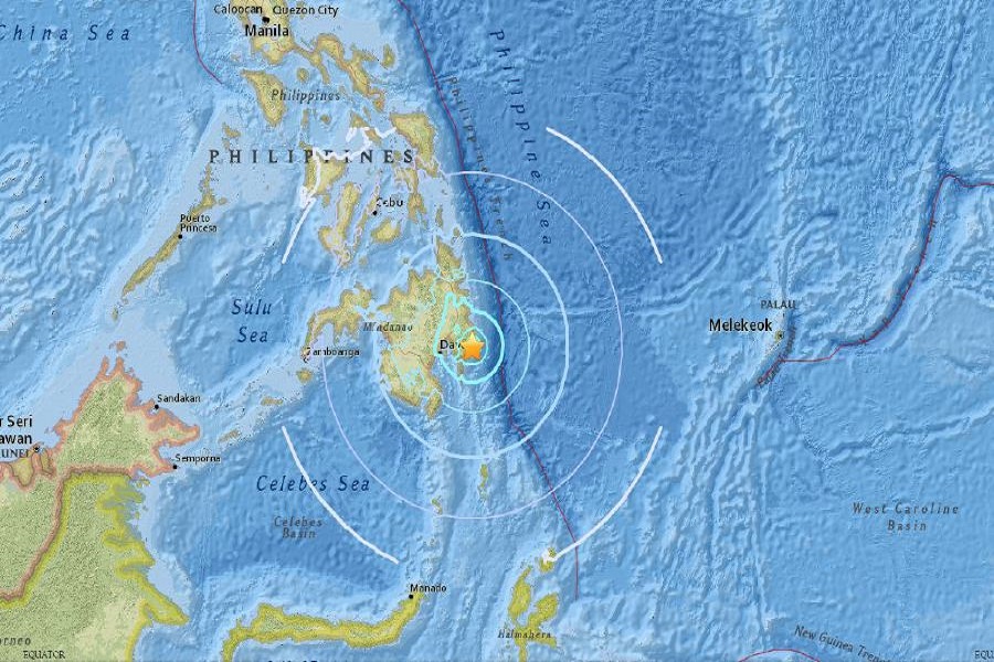 زلزله 6.4 ريشتري جنوب فيليپين را لرزاند