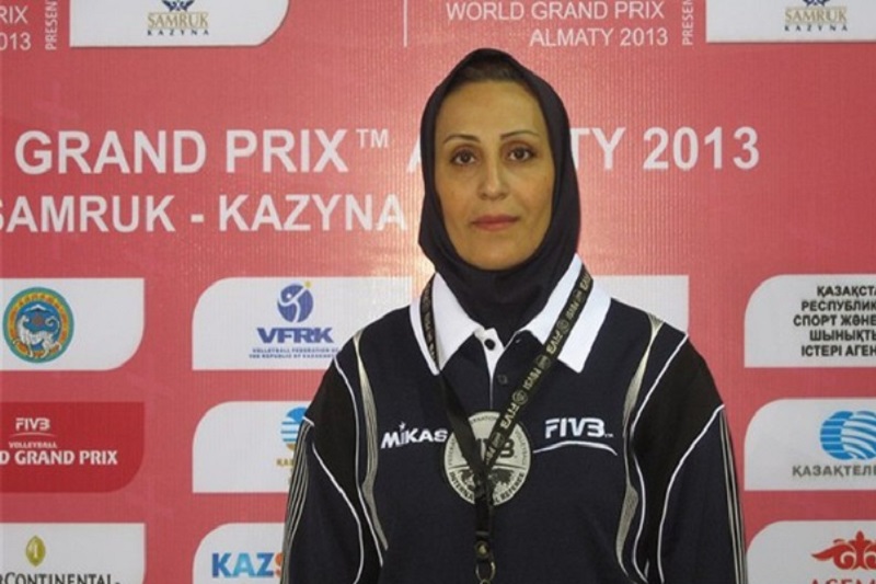 Iran's female referee to officiate in AVC Volleyball Cup Iran's female referee to officiate in AVC Volleyball Cup