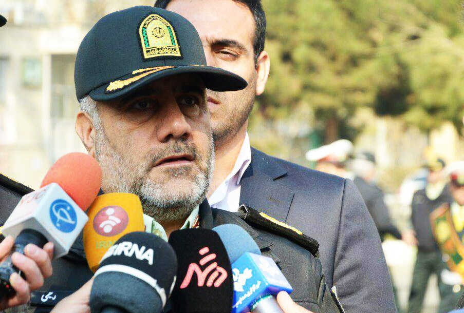 قائد شرطة طهران يعلن القضاء علي عصابة كبيرة لتهريب المخدرات قائد شرطة طهران يعلن القضاء علي عصابة كبيرة لتهريب المخدرات