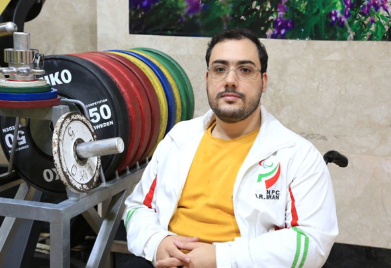 Iranian para powerlifter bagged Asian silver medal Iranian para powerlifter bagged Asian silver medal