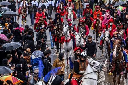 «خیمه‌كوبی»، تجسمی از عزاداران حسینی پا به پای قافله كربلا