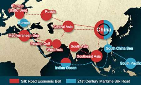 رسانه های چین: راه ابریشم برای ایران یك فرصت است