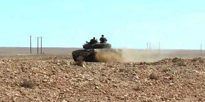 Syrian army advances further in Toloul al-Safa in Sweida Syrian army advances further in Toloul al-Safa in Sweida