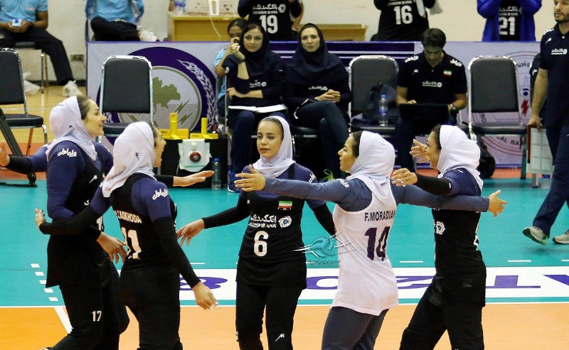 Iranian women's Volleyball team wins at Asian Confederation Cup Iranian women's Volleyball team wins at Asian Confederation Cup