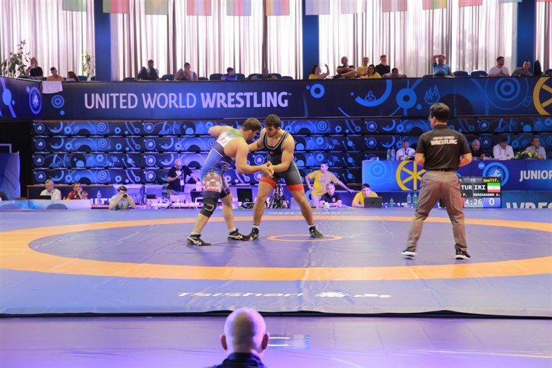3 young Iranian Greco-Roman wrestlers in semi-finals 3 young Iranian Greco-Roman wrestlers in semi-finals