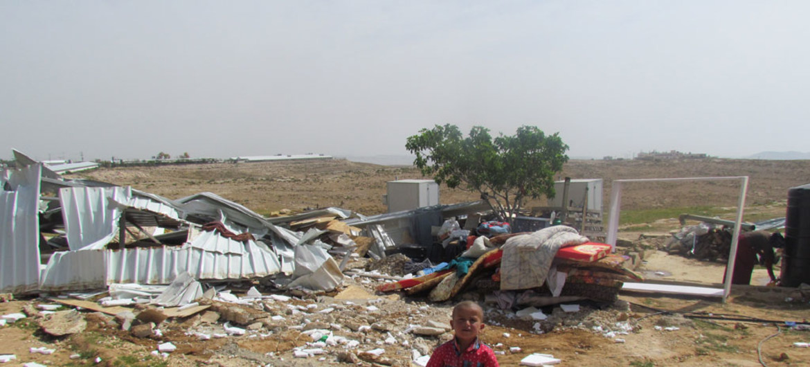 UN urges Israel to stop demolition of Palestinian village UN urges Israel to stop demolition of Palestinian village