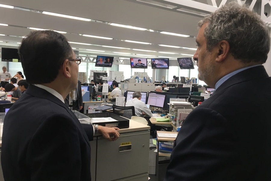Iran's ambassador to Japan visits Kyodo news agency Iran's ambassador to Japan visits Kyodo news agency