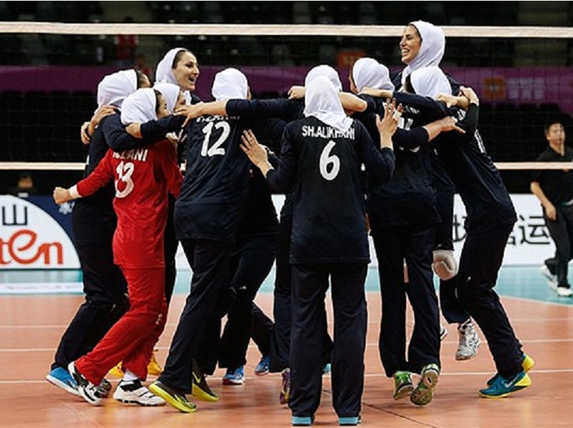 Iran female volleyball team beats Australia in Asian champs Iran female volleyball team beats Australia in Asian champs