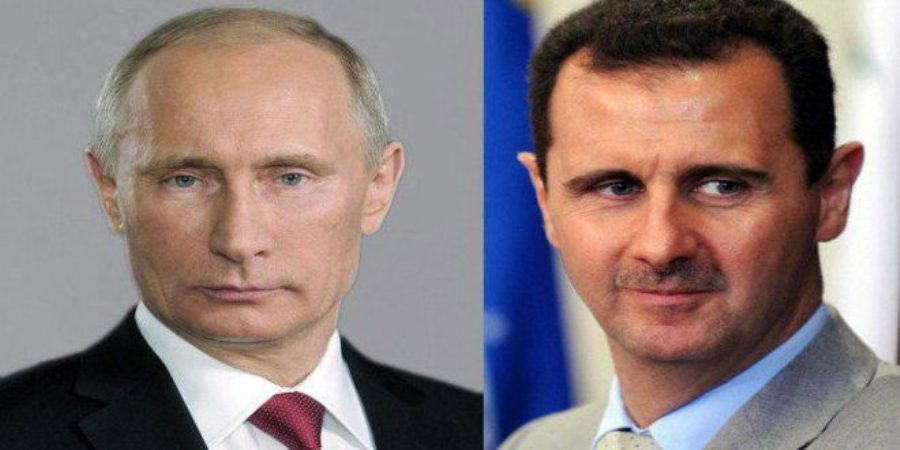 Assad condoles Putin on death of Russian soldiers Assad condoles Putin on death of Russian soldiers