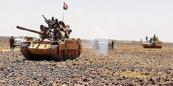 Syrian army tightens noose on Daesh terrorists in al-Safa Syrian army tightens noose on Daesh terrorists in al-Safa