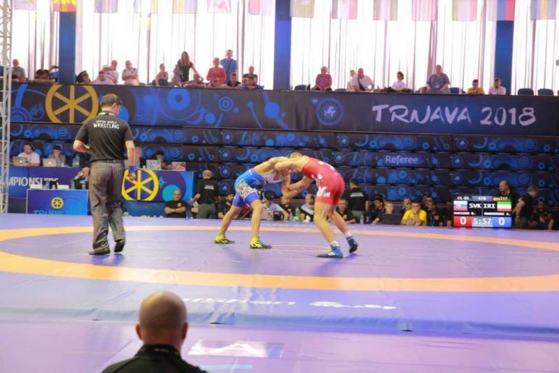Iran wrestler bags silver medal at Slovakia World Champs Iran wrestler bags silver medal at Slovakia World Champs