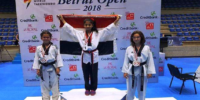 Syria taekwondo player wins gold medal at int'l championship Syria taekwondo player wins gold medal at int'l championship