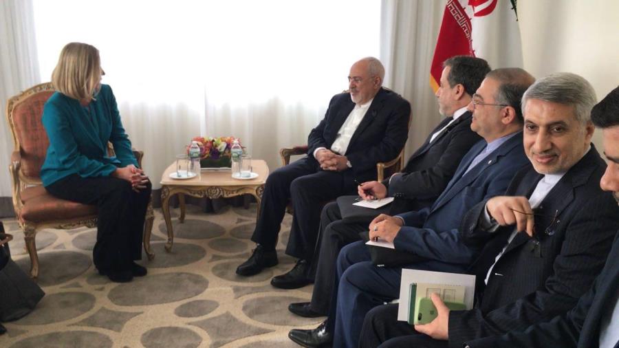 La chef de la diplomatie européenne et le Ministre des affaires étrangères iranien réunis à New York La chef de la diplomatie européenne et le Ministre des affaires étrangères iranien réunis à New York