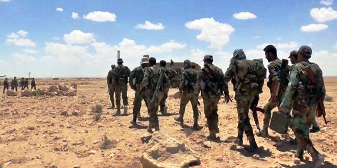 Army tightens grip on Daesh in Sweida desert, kills snipers Army tightens grip on Daesh in Sweida desert, kills snipers