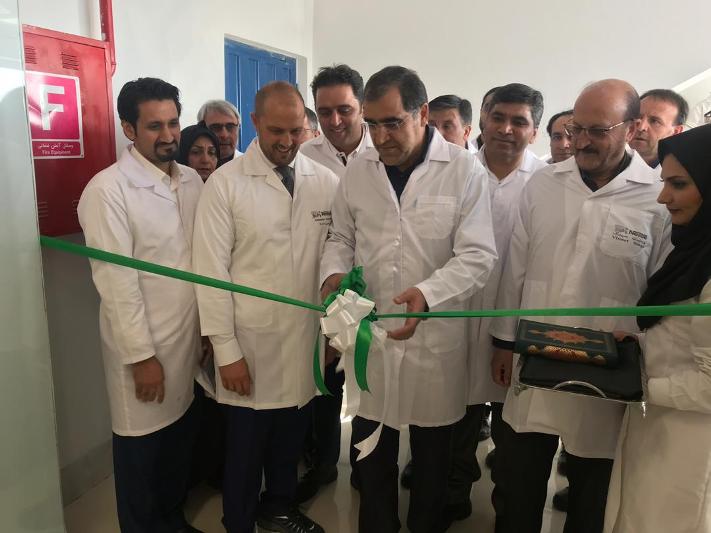 یك طرح آزمایشگاهی با حضور وزیر بهداشت در قزوین افتتاح شد