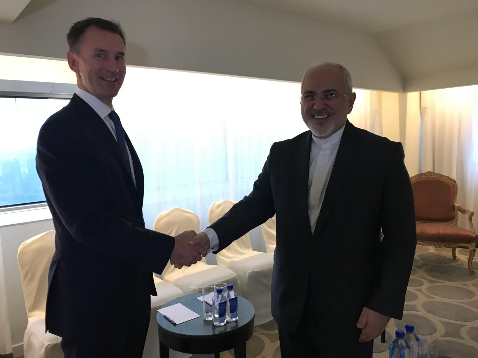 Iran, UK FMs meet in UN Iran, UK FMs meet in UN
