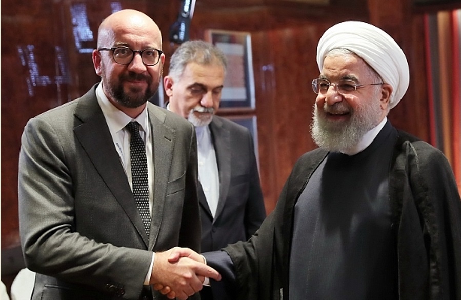 Belgian PM meets Iranian President in New York Belgian PM meets Iranian President in New York