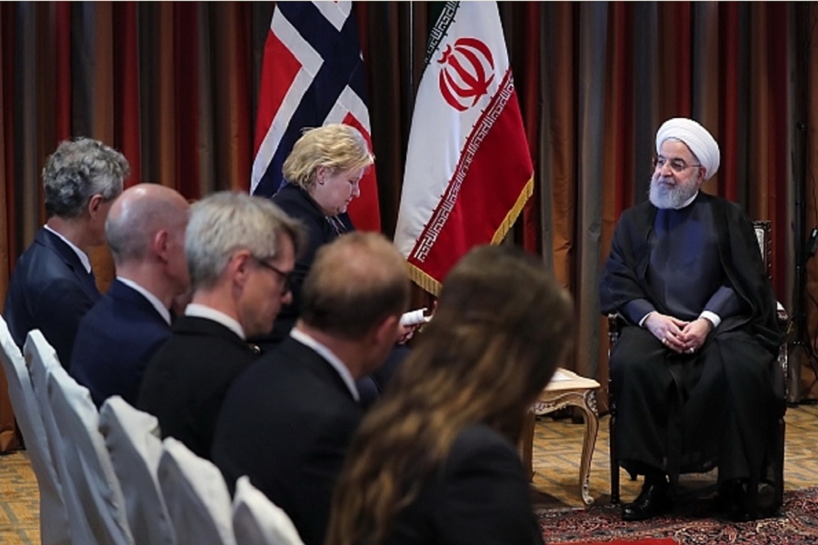 Norway PM, Iran President discuss mutual ties in New York Norway PM, Iran President discuss mutual ties in New York