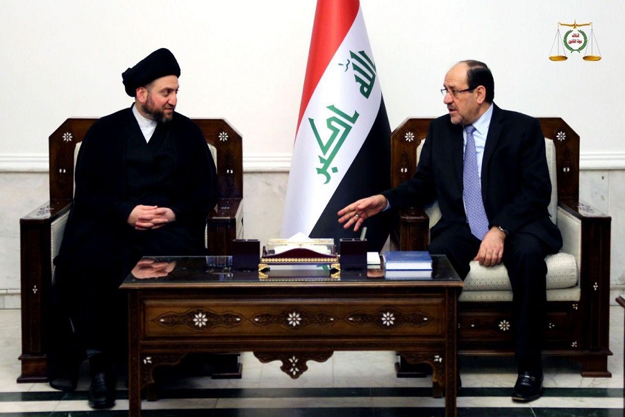 المالكي والحكيم يبحثان مستقبل العملية السياسية والحوارات الجارية بين القوي السياسية العراقية المالكي والحكيم يبحثان مستقبل العملية السياسية والحوارات الجارية بين القوي السياسية العراقية