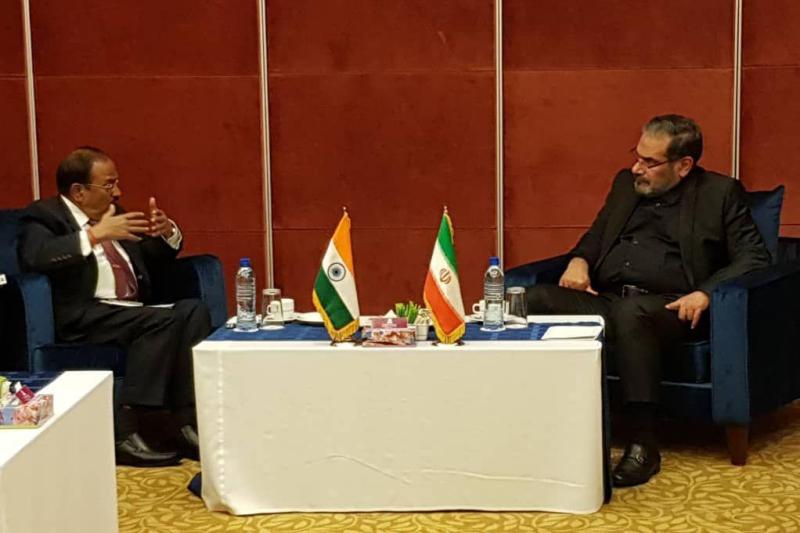 Shamkhani discusses issues with India national security advisor Shamkhani discusses issues with India national security advisor