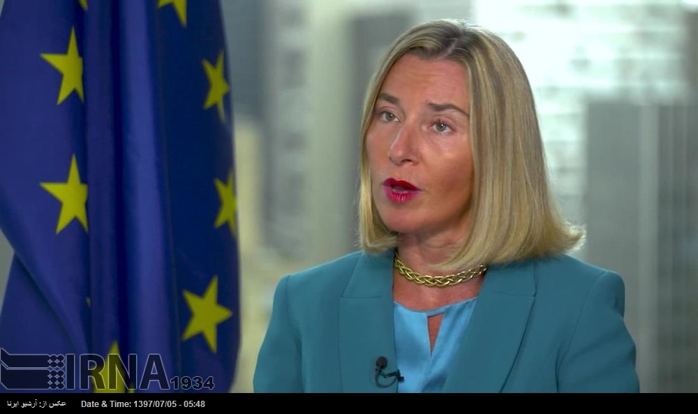 Mogherini: İran ile ticari ilişkilerin özel mekanizması Kasım ayına kadar hazırlanacaktır Mogherini: İran ile ticari ilişkilerin özel mekanizması Kasım ayına kadar hazırlanacaktır