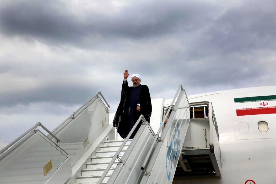 President Rouhani leaves New York for Tehran President Rouhani leaves New York for Tehran