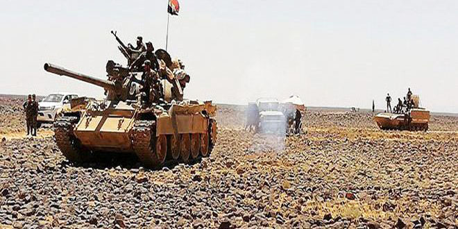 Army achieves new advancement in al-Safa hills, Sweida Army achieves new advancement in al-Safa hills, Sweida