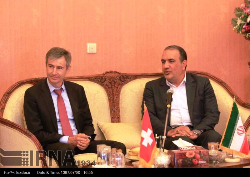 Suiza, dispuesta a fortalecer sus lazos comerciales con Irán Suiza, dispuesta a fortalecer sus lazos comerciales con Irán