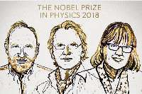 برندگان جایزه نوبل فیزیك 2018 معرفی شدند