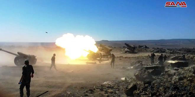 Syrian army continues advance in Toloul al-Safa area Syrian army continues advance in Toloul al-Safa area
