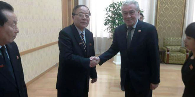 Syria, DPRK discuss developing parliamentary relations Syria, DPRK discuss developing parliamentary relations
